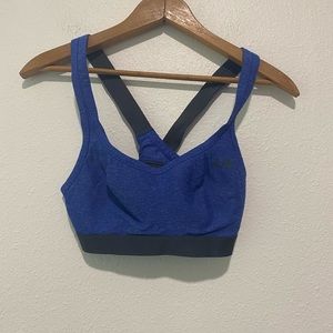 Under Armour Blue Compression Sports Bra 36A